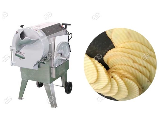 中国 波形のきゅうりおよびポテトのスライサー機械しわの破片の容易な変更の刃河南GELGOOG サプライヤー