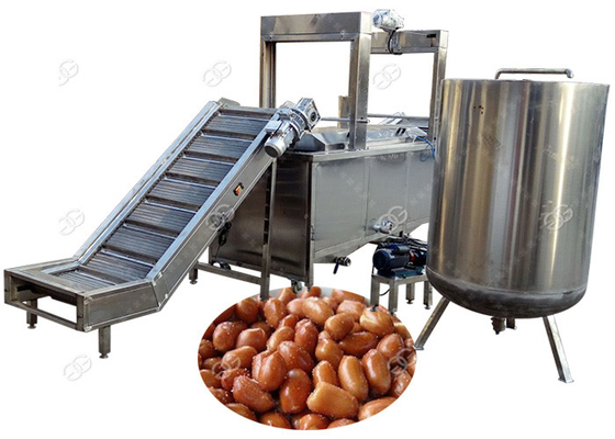 中国 ピーナツによって揚げられているエンドウ豆のための産業自動フライ鍋機械、脱水Deoiler 200のKg/h サプライヤー