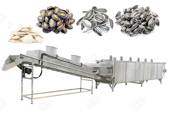 中国 ヒマワリのカボチャおよびスイカの種、300-1000のKg/hのための自動くだらない焼ける機械 サプライヤー