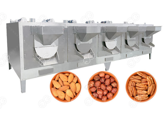 中国 商業ナットの焙焼装置のクルミのナットのペカンの焙焼機械大容量 サプライヤー