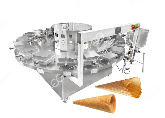中国 ステンレス鋼の12の型は円錐形機械/アイス クリームのコップの焼ける機械を砂糖で甘くする サプライヤー