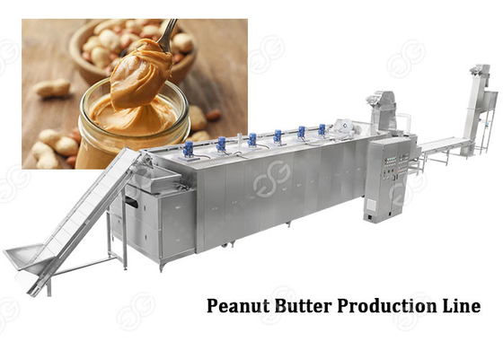 中国 500のKGのフル オート産業木の実のバターの粉砕機のピーナッツ バターの加工ライン サプライヤー