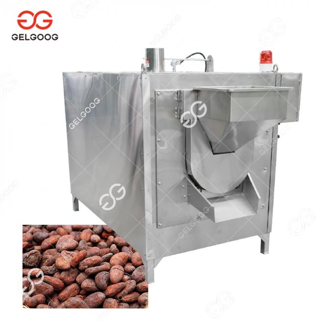 産業カカオ豆の焼ける機械