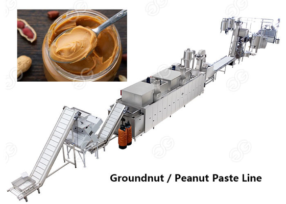 中国 500のkg/h機械を作る完全なピーナツのりの生産ラインピーナッツのバター サプライヤー