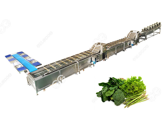 中国 セリウムはステンレス鋼の商業野菜洗濯機の洗浄ライン野菜の製造プラントを証明した サプライヤー