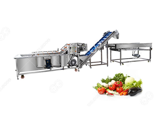 中国 380Vセリウムはステンレス鋼の商業果物と野菜の洗浄の加工ラインを証明した サプライヤー