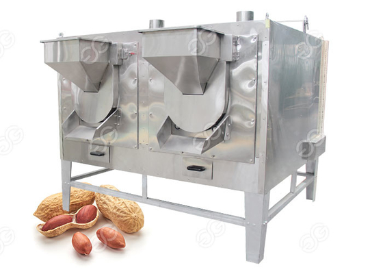 中国 河南GELGOOGピーナツくだらない焙焼機械ピーナッツのロースターのガス暖房 サプライヤー