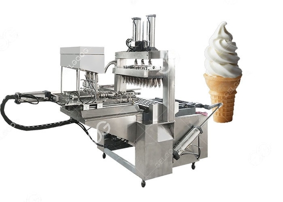 中国 商業アイスクリーム・コーン焼ける機械自動高容量5000-6000 PCS/H サプライヤー