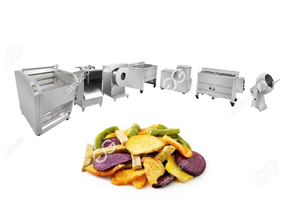 中国 ステンレス鋼半自動機械果物と野菜の破片を作る304のポテト チップ サプライヤー