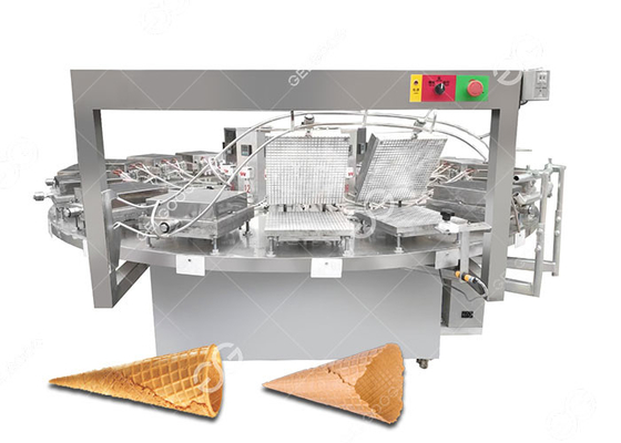 中国 機械、円錐形のビスケット機械1200PCS/Hを作る半自動アイス クリームのワッフルの円錐形 サプライヤー