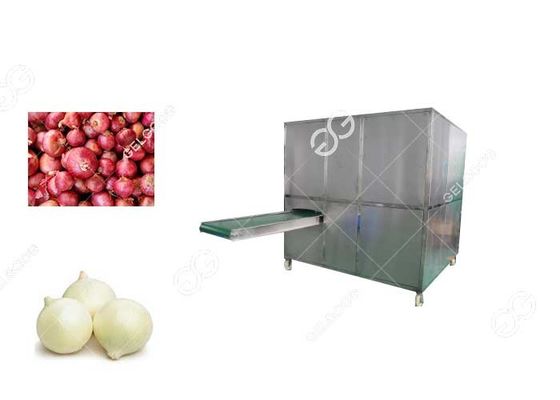 電気タマネギの皮および打抜き機の急速な処理の皮は70-80 PC/分を評価します サプライヤー